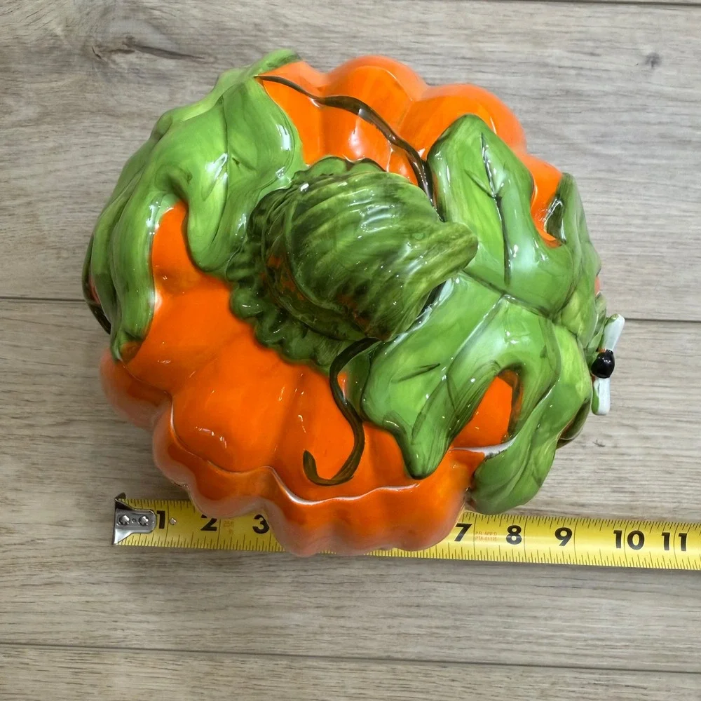 Pumpkin Cookie Jar Santa Elf Gnome‎ Bee Halloween Autumn Ceramic Golly Gee
